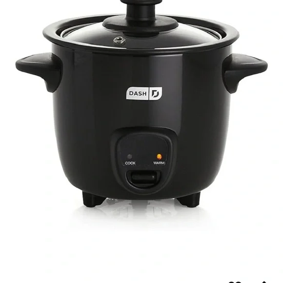 Dash Black Mini Rice Cooker - Picture 2 of 9